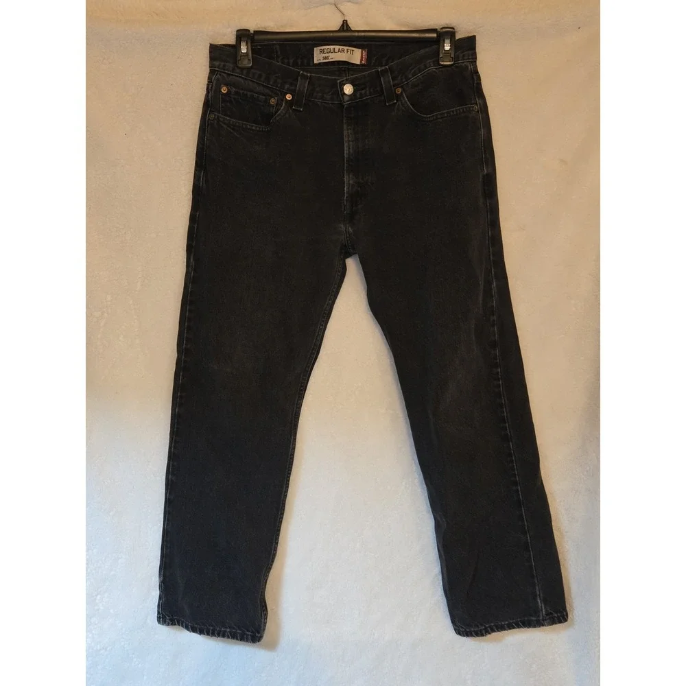 Levi Strauss Mens 505 34×30 Charcoal